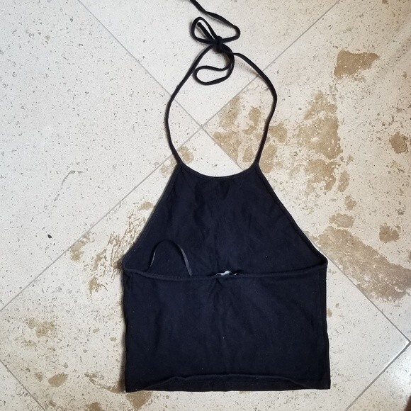Forever 21 Black knit Halter top - Picture 2 of 3
